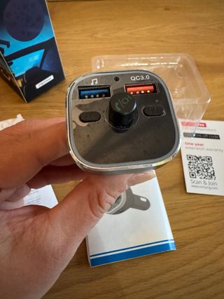 Transmisor FM Bluetooth Victsing Coche