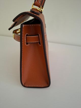 Borsa Hermès Mini Kelly in pelle marrone