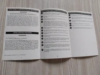 MANUAL DE PRECAUCIONES ESPAÑOL JUEGOS SNES