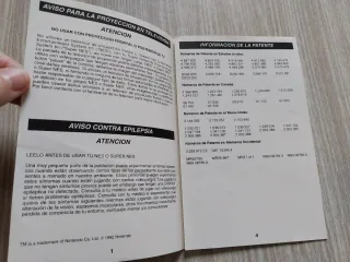 MANUAL DE PRECAUCIONES ESPAÑOL JUEGOS SNES