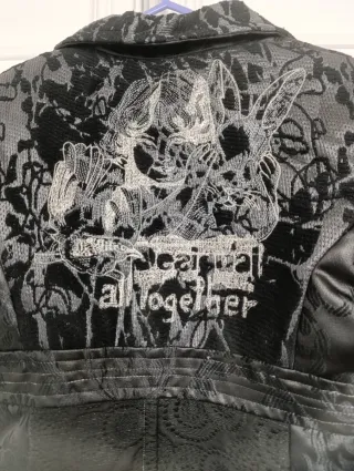 Abrigo Desigual Talla 38 Negro