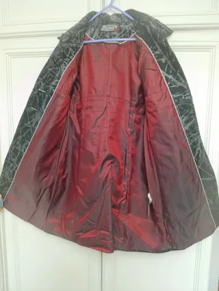 Abrigo Desigual Talla 38 Negro