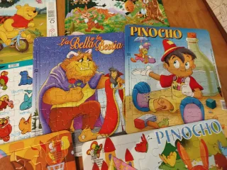 Lote de 7 puzzles infantiles todos a 5 €