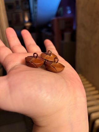 3 Bottoni Nuovi Ma Vintage Uguali,Sono Introvabili