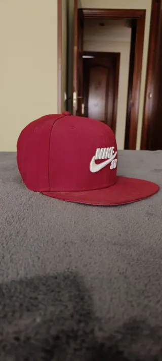 Gorra plana Nike SB Granate