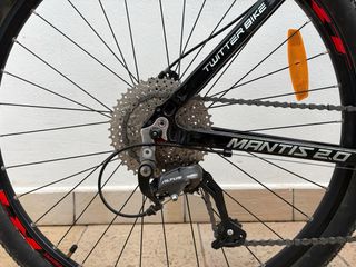 Bicicleta Twitter MANTIS 2.0 Negra/Roja