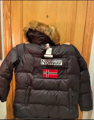 Abrigo Geographical Norway Negro