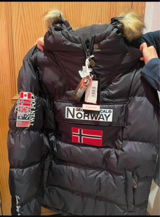 Abrigo Geographical Norway Negro