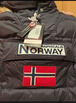 Abrigo Geographical Norway Negro