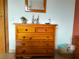 Habitación Matrimonio 150cm Rústica