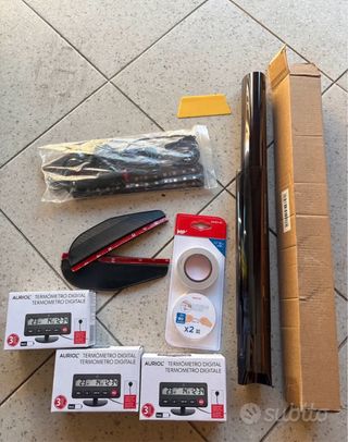 Termometri Digitali e Pellicola e led auto