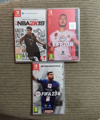 Juegos Nintendo Switch NBA 2K19, FIFA 20, FIFA 23