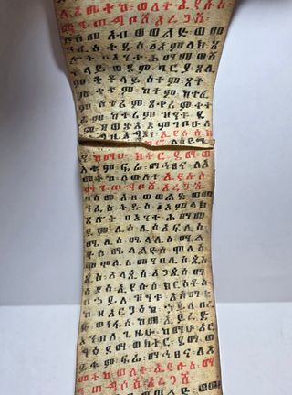 Rotolo Magico Etiope Pergamena XIX Secolo