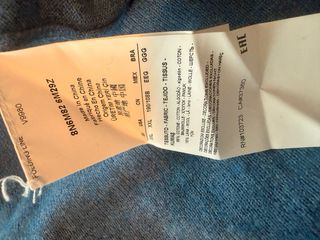 Maglione Uomo Giorgio Armani V-Neck Blu Taglia M