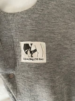 Mochila Portabebé BabyBjörn Mini Gris