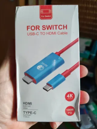 Cable HDMI USB-C para Nintendo Switch