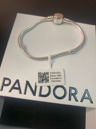 Pulsera Pandora Plata Circonitas 18 cm