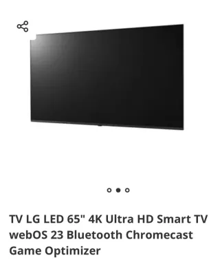 TV LG LED 65 4K Ultra HD Smart TV
