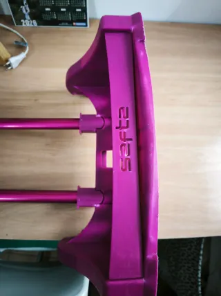 Carrito para mochila escolar fucsia