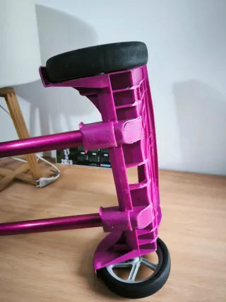 Carrito para mochila escolar fucsia