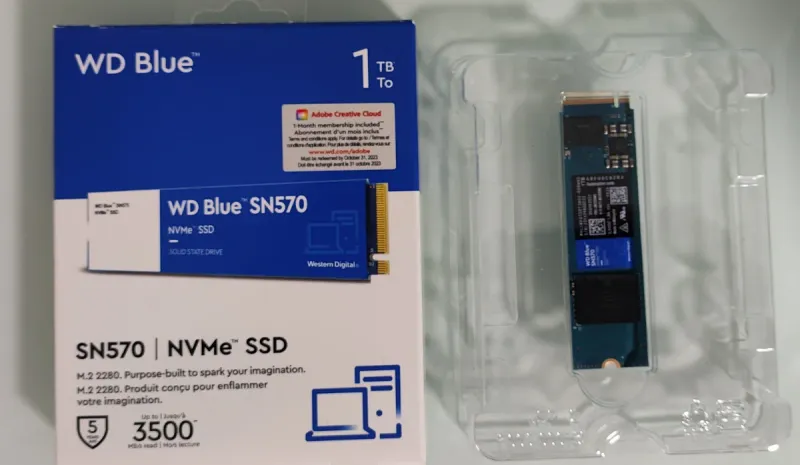 SSD NVMe M.2 WD Blue SN570 1TB
