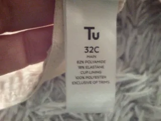 Sutiã TU com Aro 85C Bege