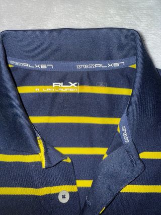 Polo Ralph Lauren RLX Rayas Azul/Amarillo