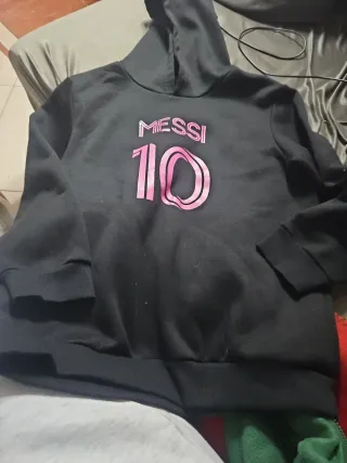 Sudadera Negra Messi 10 y pantalón talla 160 cm