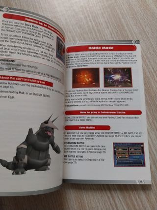 MANUAL + COPERTINE POKEMON COLOSSEUM GAMECUBE