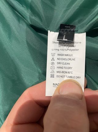 Chaqueta verde estilo motorista