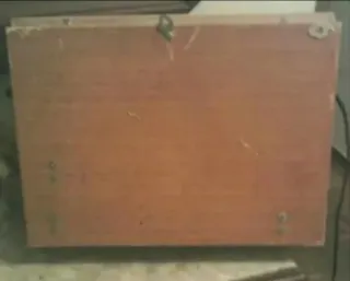 Cuadro antiguo paisaje floral