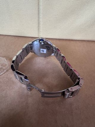 Reloj Cartier Plata y Blanco 33mm