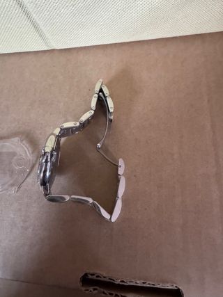 Reloj Cartier Plata y Blanco 33mm