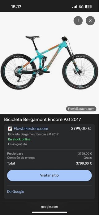 Bicicleta Enduro Doppia Sospensione 27.5
