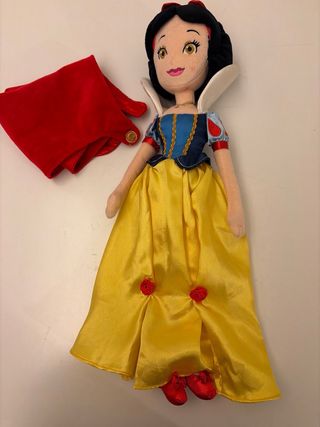 Bambola Biancaneve stoffa H 50 cm