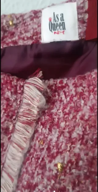 Traje de falda  As a Queen Tweed Rosa