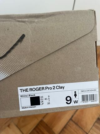 On Running The Roger Pro 2 Clay Talla 40,5.