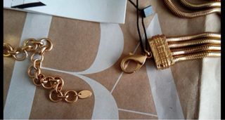 Cinturón Zara Flores Dorado