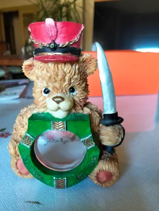 Portafotos Oso Soldado