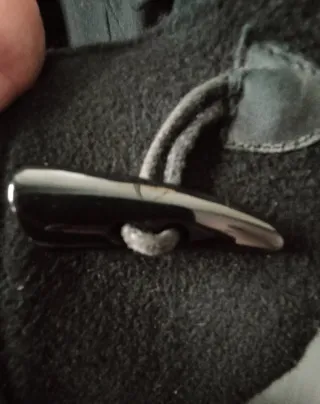 Chaquetón/Trenka Lana Vintage azul marino