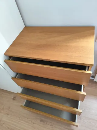 Cómoda MALM Ikea Madera