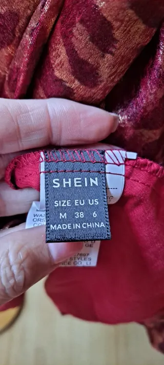 Vestido leopardo burdeos y dorado