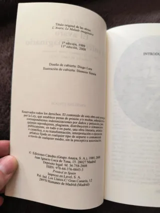 El avaro; El enfermo imaginario (Letras Univers...