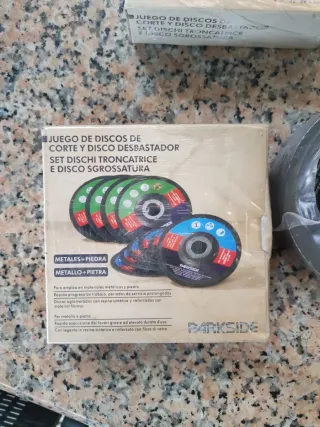 30 discos de corte Parkside 125mm, O individuales