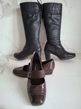 Botas y Zapatos de Piel Talla 36