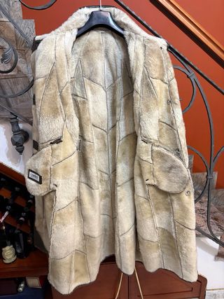Cappotto montone shearling donna vintage