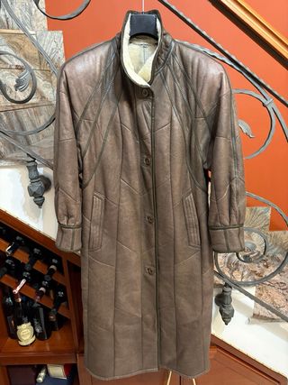 Cappotto montone shearling donna vintage