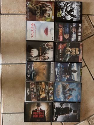 Lote 12 DVDs: Diamante de Sangre, Geishas, Ilusion