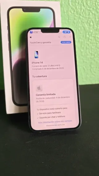 iPhone 14 128GB Negro. Nuevo+Factura