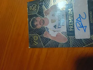 Tarjeta Panini Adrenalyn Asensio Autógrafo Premium
